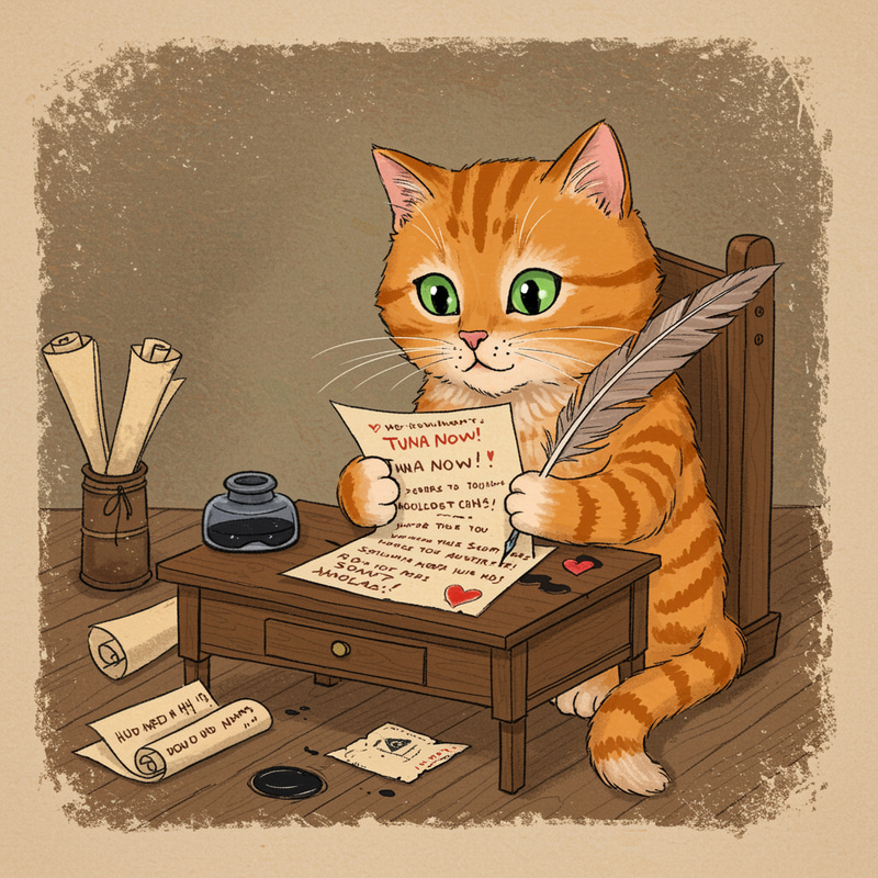 Gato: Letra A para Niños