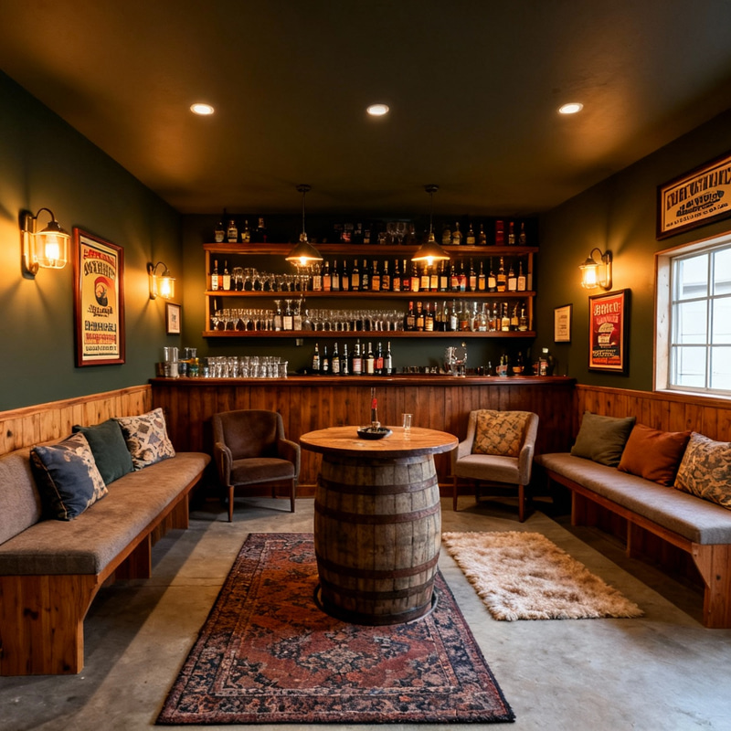 Cozy Garage Bar: Your Home Pub Experience Cozy Garage Bar: Your Home Pub Experience