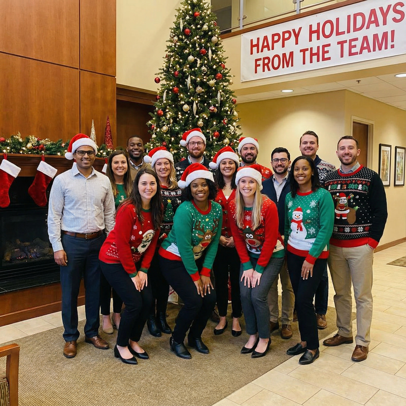 Create a Festive Christmas Team Photo Create a Festive Christmas Team Photo