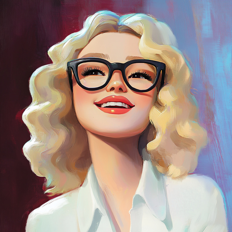 Vibrant Model in Playful Design | Digital Art Exploration Vibrant Model in Playful Design | Digital Art Exploration