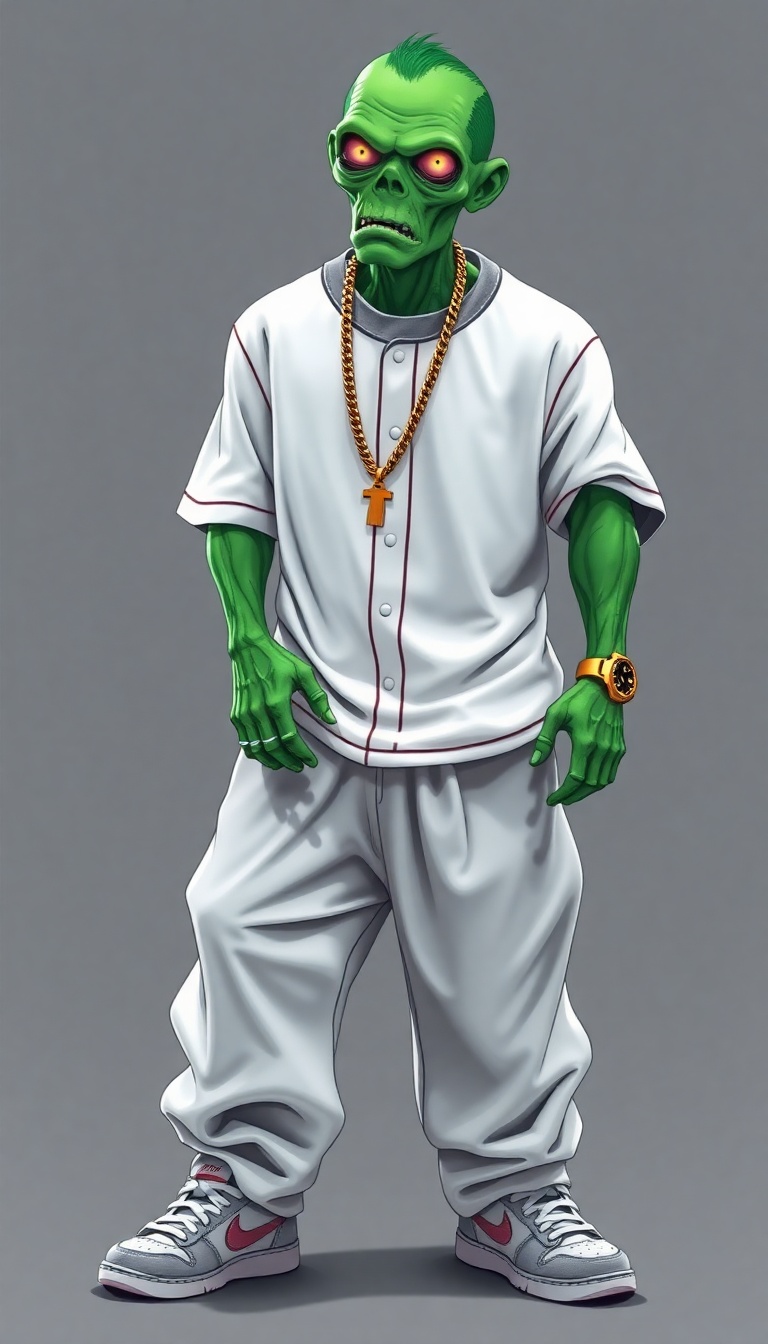 Urban Streetwear Zombie in Casual Style Urban Streetwear Zombie in Casual Style