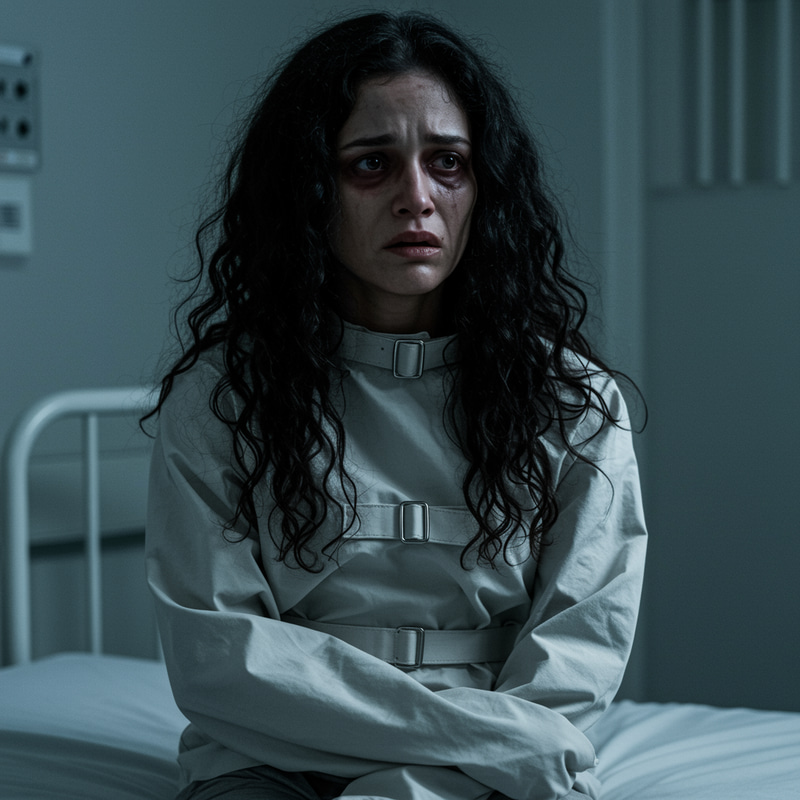 Woman in a Straitjacket - Captivating Imagery Woman in a Straitjacket - Captivating Imagery