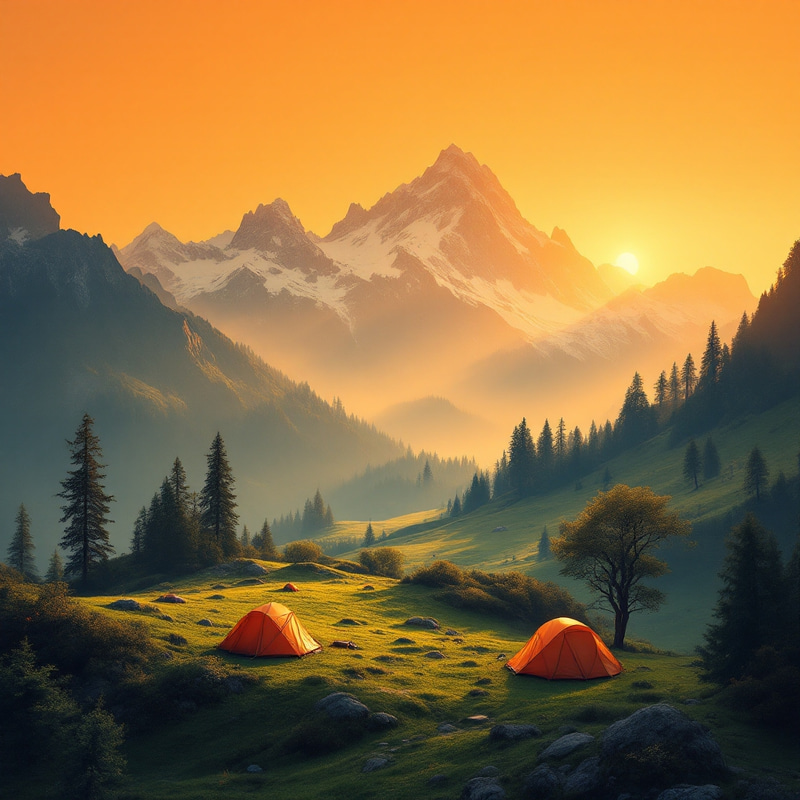 Stunning Mountain Landscapes: Nature's Vibrant Palette Stunning Mountain Landscapes: Nature's Vibrant Palette