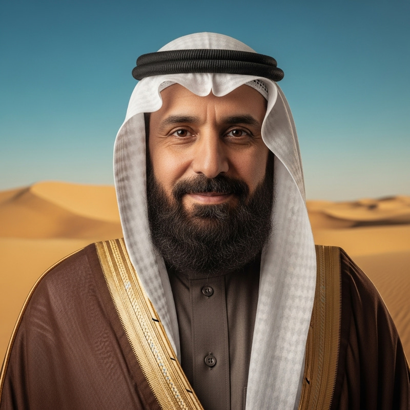 Saudi Man with Beard – Cultural Portraits Saudi Man with Beard – Cultural Portraits