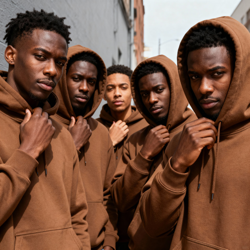 Stylish Brown Hoodies for Black Men Stylish Brown Hoodies for Black Men