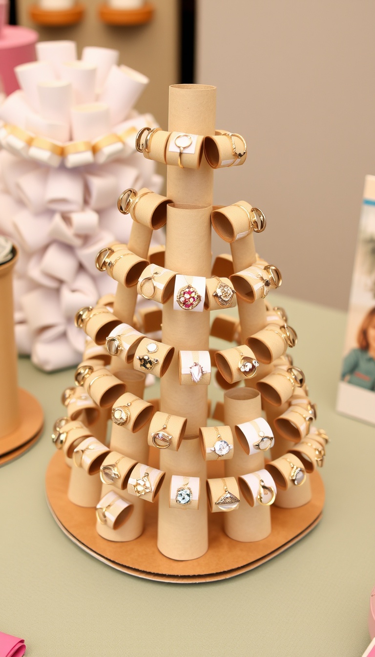 DIY Tiered Vendor Ring Display Ideas DIY Tiered Vendor Ring Display Ideas