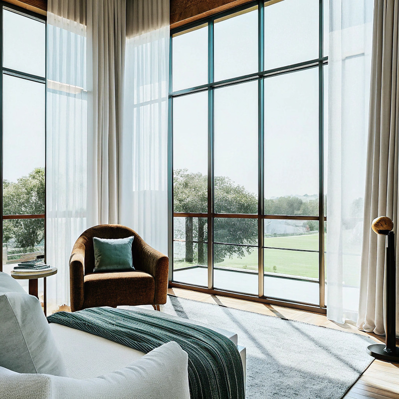 Luxurious Master Bedroom Overlooking Golf Course Luxurious Master Bedroom Overlooking Golf Course