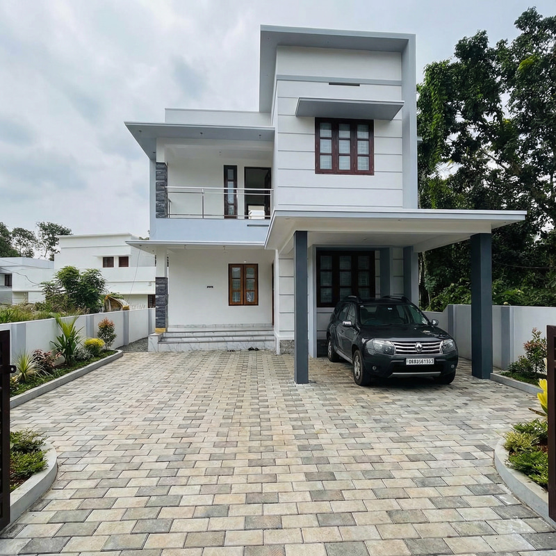 Stylish Right-Side Car Porch Design & Paving Ideas Stylish Right-Side Car Porch Design & Paving Ideas