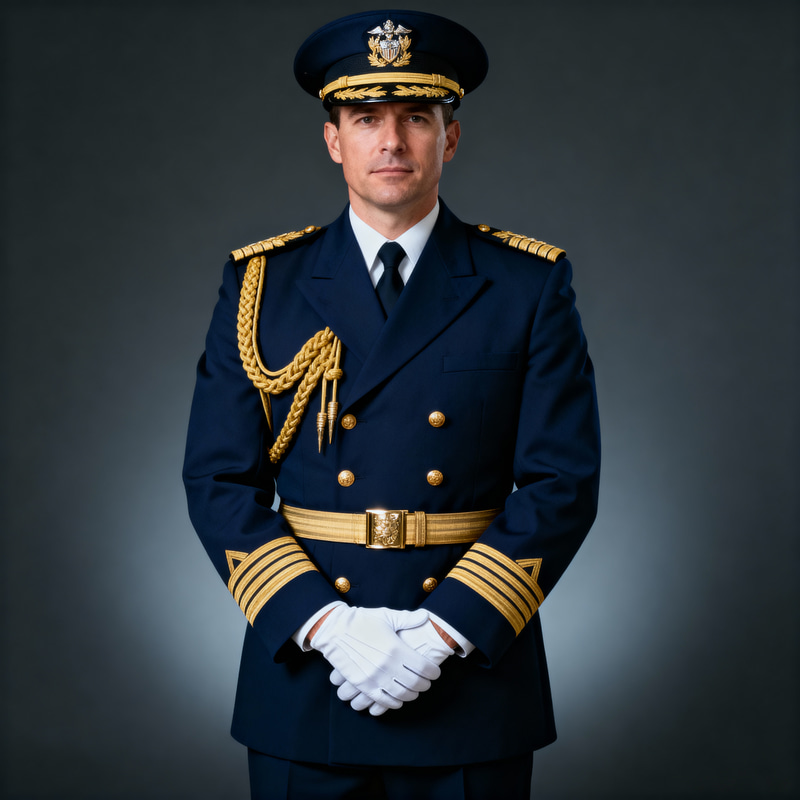 Navy Officer Portrait: Capturing Leadership and Honor Navy Officer Portrait: Capturing Leadership and Honor
