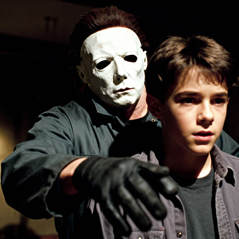 Michael Myers Creeping Up on Kayson