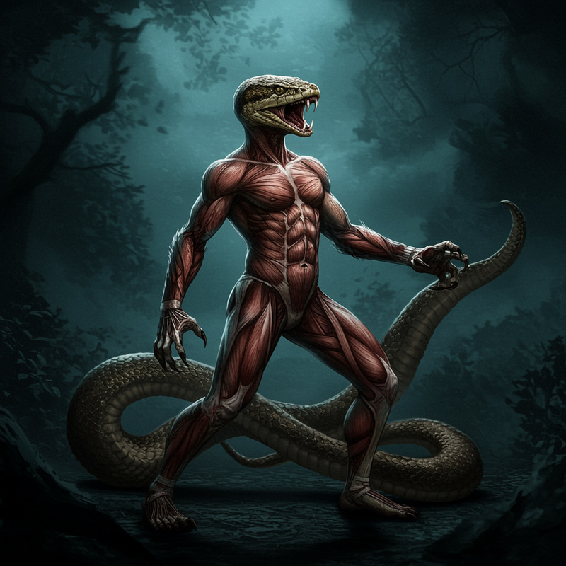 Human Transformation into Werepython Human Transformation into Werepython