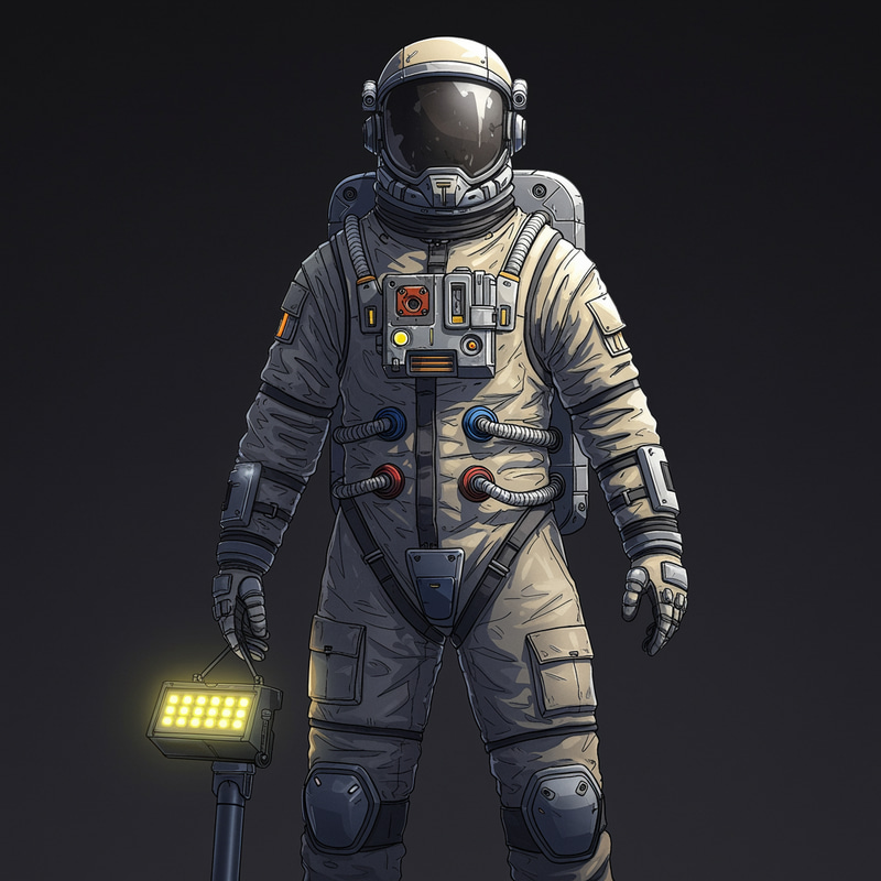 Futuristic Explorer with LED Gear | Trim Light Solutions