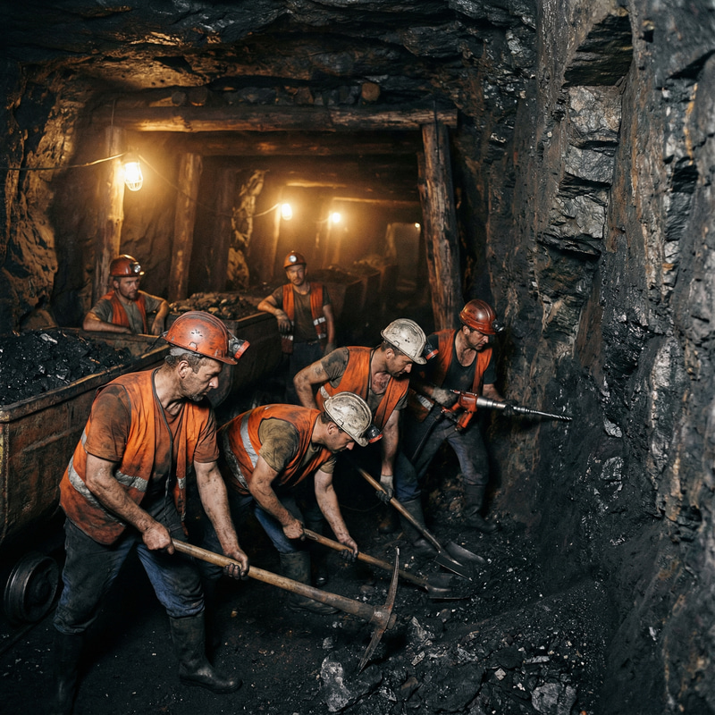 Miners at Work: A Glimpse into Coal Mining Miners at Work: A Glimpse into Coal Mining