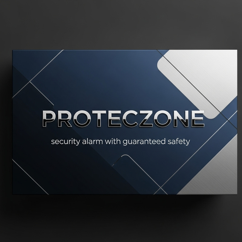 Modern PROTECZONE Security Alarm Packaging Modern PROTECZONE Security Alarm Packaging