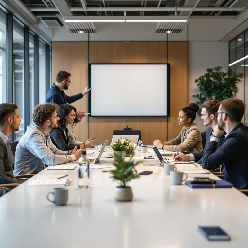 Generational Business Teams Collaborating Generational Business Teams Collaborating