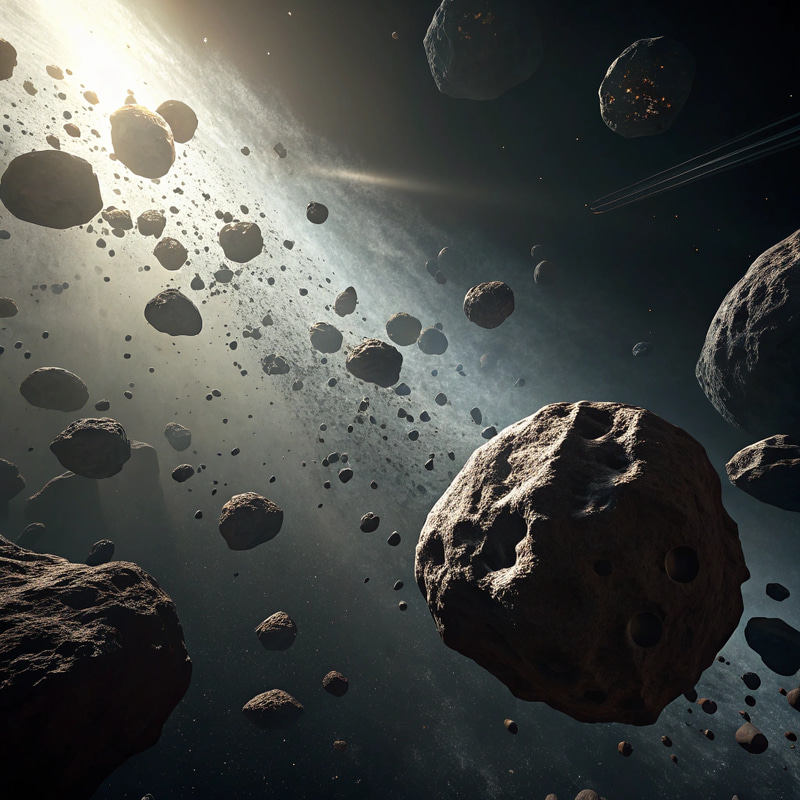 Loomy Asteroid Belt: Mysteries of the Cosmos Loomy Asteroid Belt: Mysteries of the Cosmos