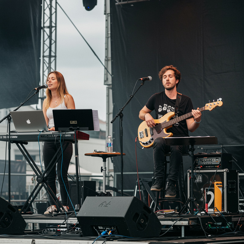 Stage Plot Design for Two Musicians