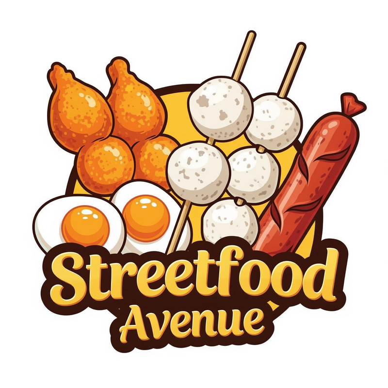 Vibrant Logo for Filipino Streetfood Avenue Vibrant Logo for Filipino Streetfood Avenue