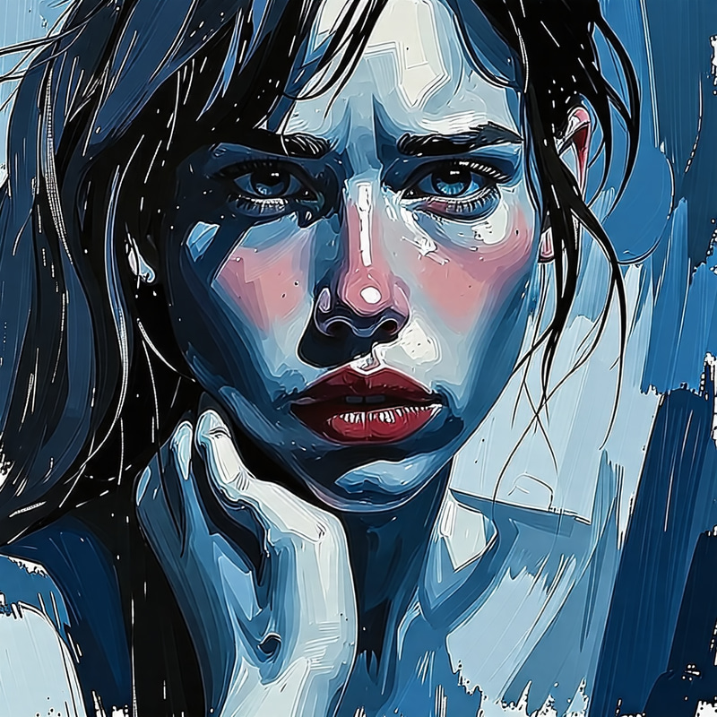 Somber Expressionism: Sorrow & Anger in Digital Art Somber Expressionism: Sorrow & Anger in Digital Art