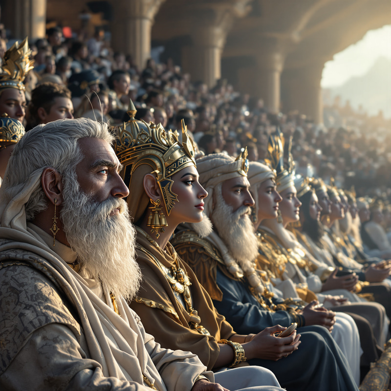 Amphitheater Portraits of Spiritual Figures