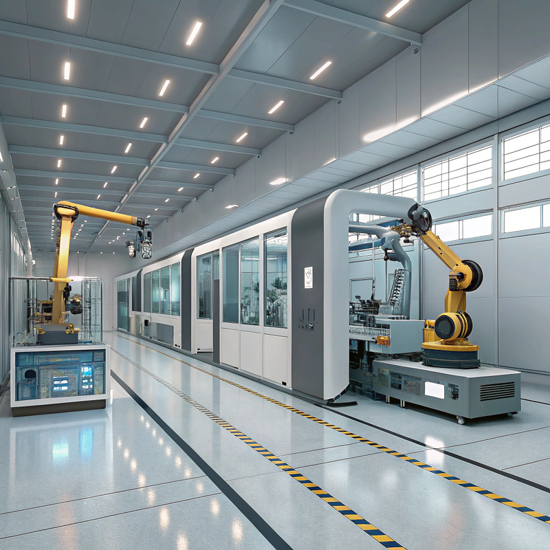 Futuristic Industrial Training Facility Design Futuristic Industrial Training Facility Design