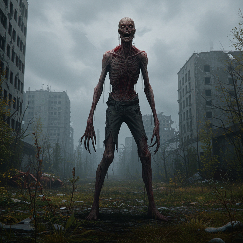 Tall Zombie: A Thrilling Horror Icon Tall Zombie: A Thrilling Horror Icon