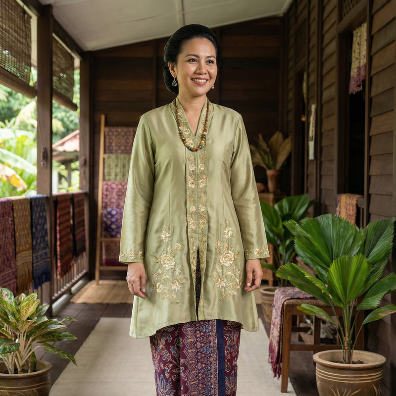 Elegant Baju Kurung: Malay Women’s Traditional Attire Elegant Baju Kurung: Malay Women’s Traditional Attire