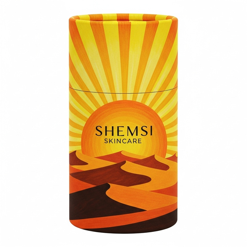 Shemsi Skincare Tube Packaging Design Shemsi Skincare Tube Packaging Design