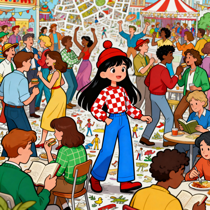 Find Waldo-Inspired Crowd Fun!