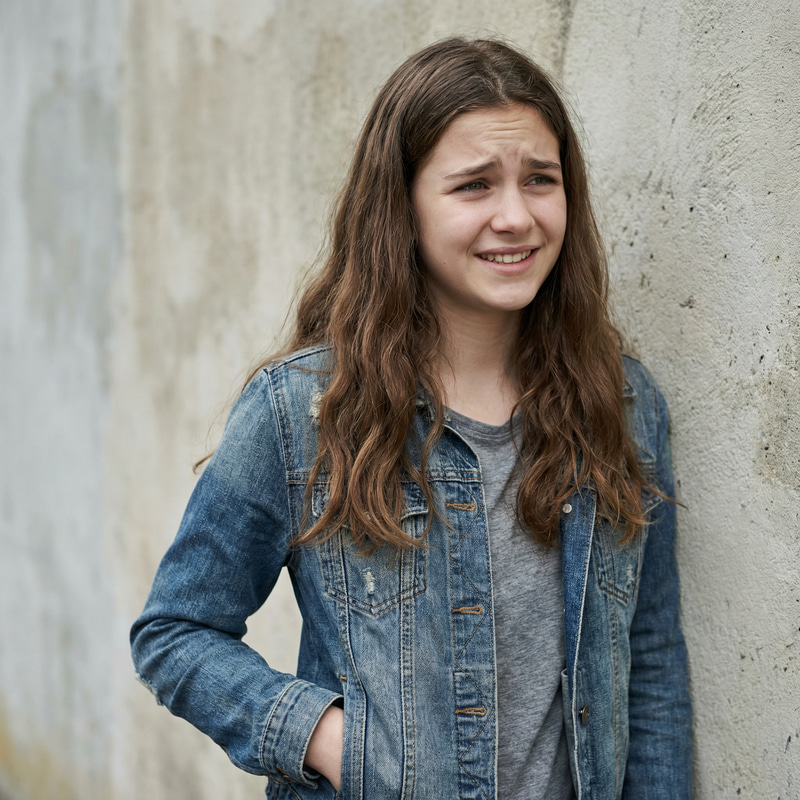 Courage Behind a Smile: Teen's Hidden Struggles Courage Behind a Smile: Teen's Hidden Struggles