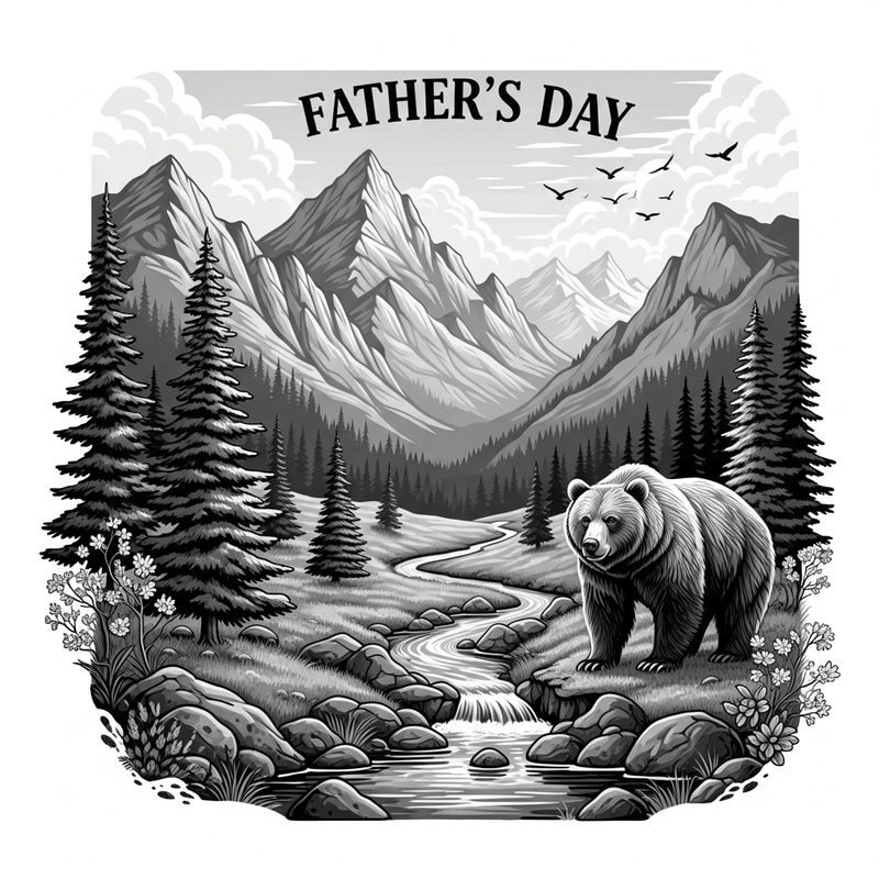 Awesome Father's Day Artwork Featuring Nature