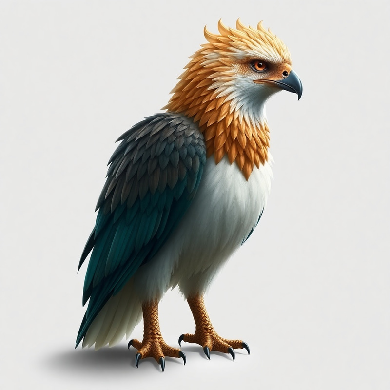 Majestic Lion-Eagle Hybrid Creature Design Majestic Lion-Eagle Hybrid Creature Design