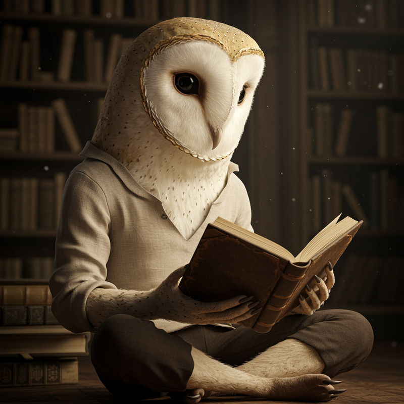 Humanoid Barn Owl Artwork Humanoid Barn Owl Artwork