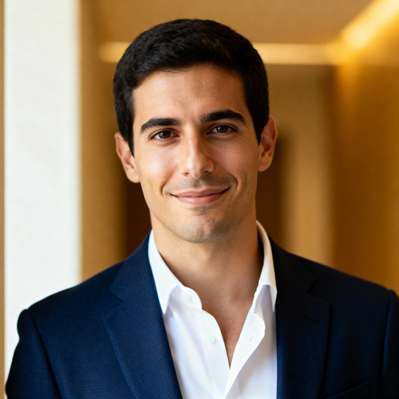 Confident Spanish Educated Male Portrait