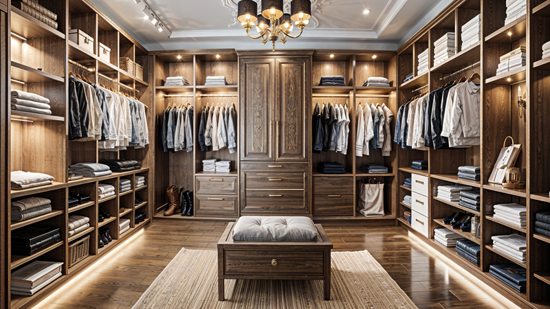 Custom Walk-In Closet Design Ideas Custom Walk-In Closet Design Ideas
