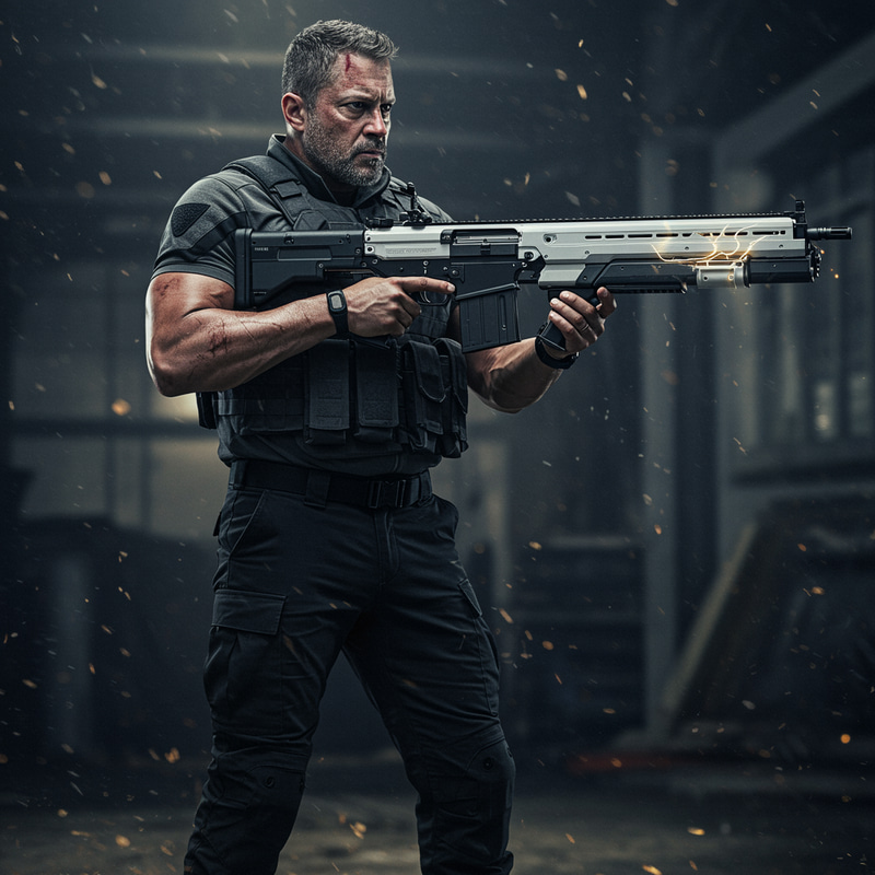 Tough Guy with a Rail-Gun