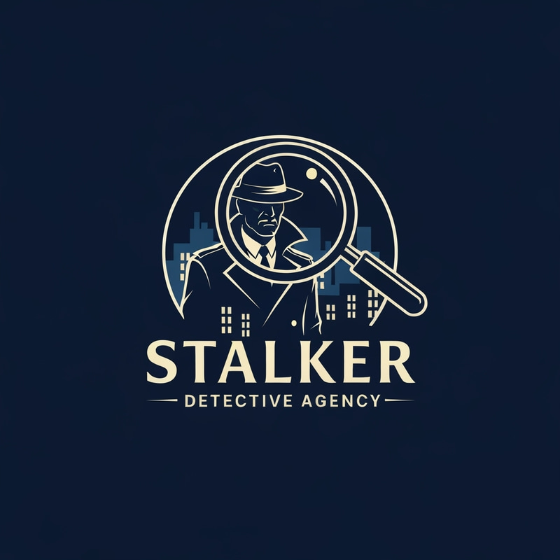 Stalker Detective Agency Logo Design Stalker Detective Agency Logo Design