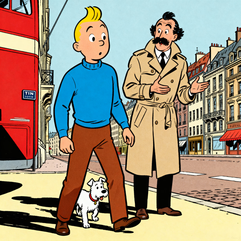Transform Photos into Tintin-Style Art Transform Photos into Tintin-Style Art
