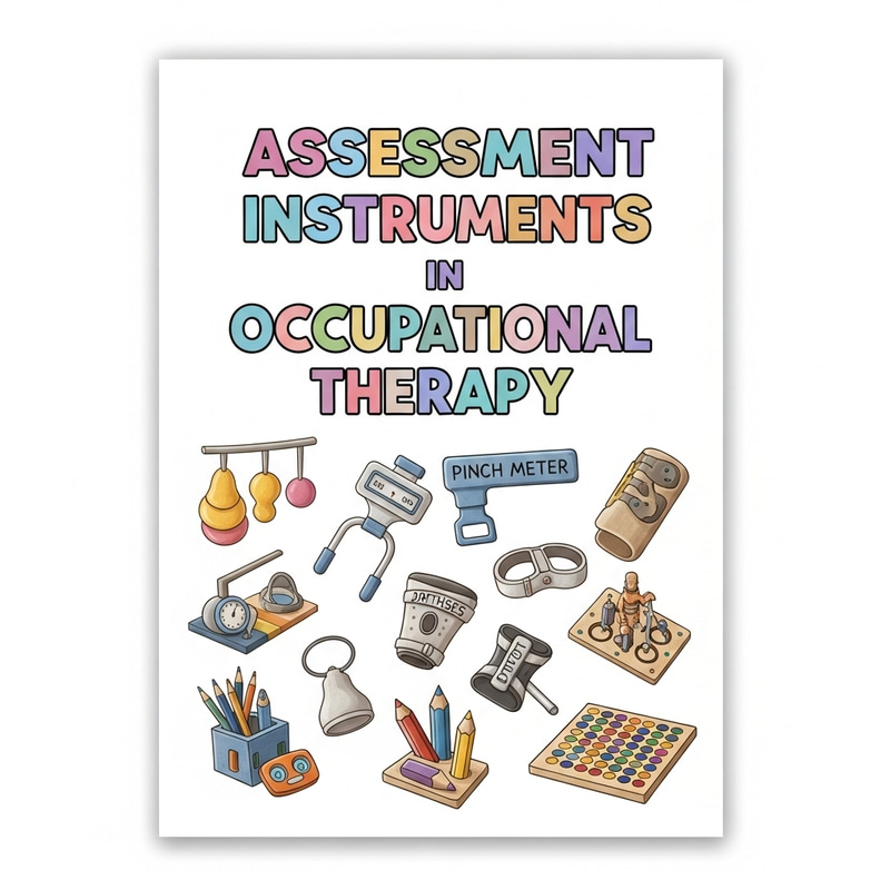 Colorful Occupational Therapy Book Cover Design