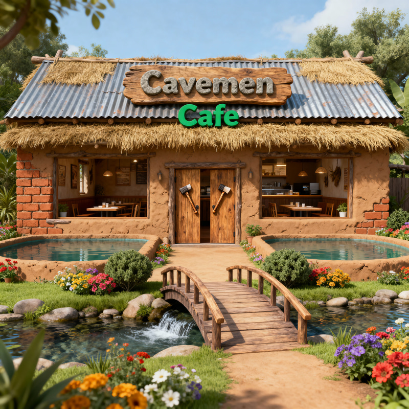Cavemen Cafe: Unique Architectural Dining Experience Cavemen Cafe: Unique Architectural Dining Experience