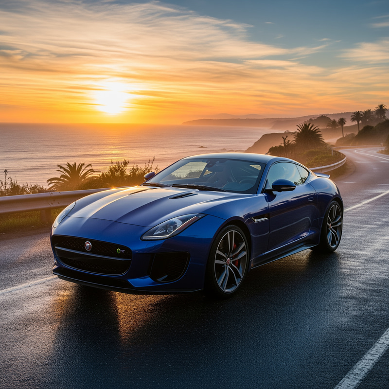 Cobalt Blue Jaguar F-Type R21: A Dream Car