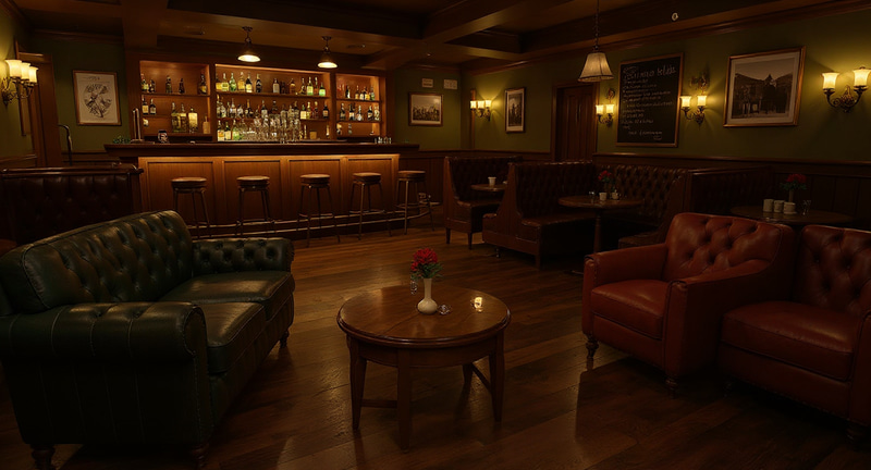 Transform Your Lounge into a British Pub Transform Your Lounge into a British Pub