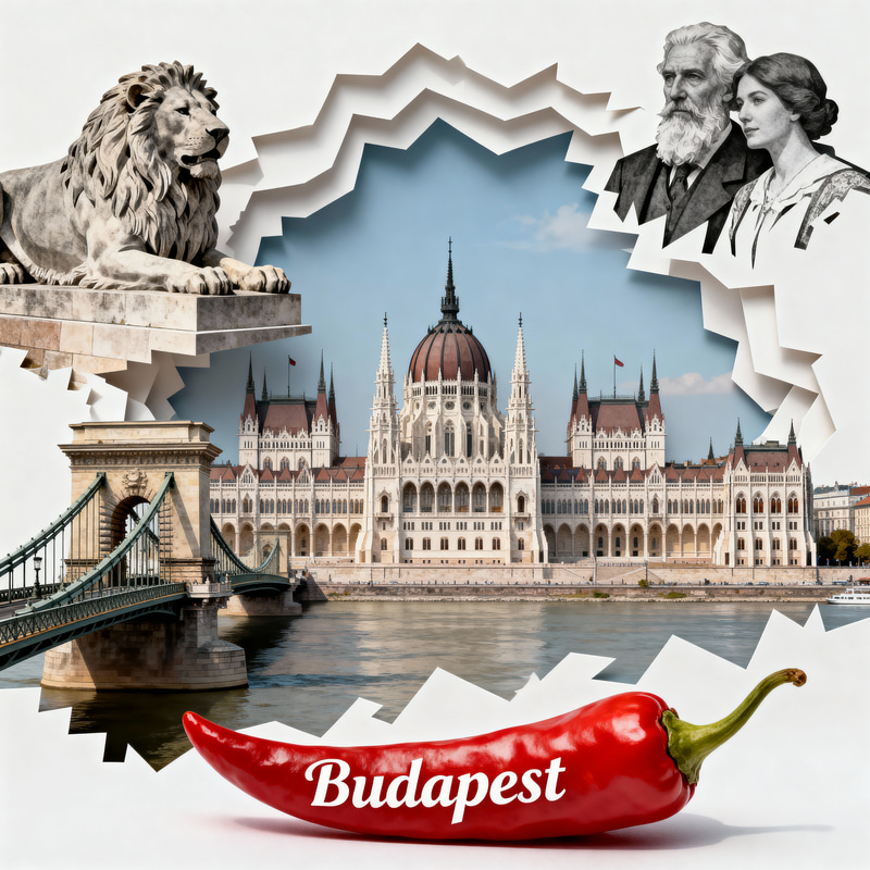 Stunning View of Budapest's Parliament & Chain Bridge Stunning View of Budapest's Parliament & Chain Bridge
