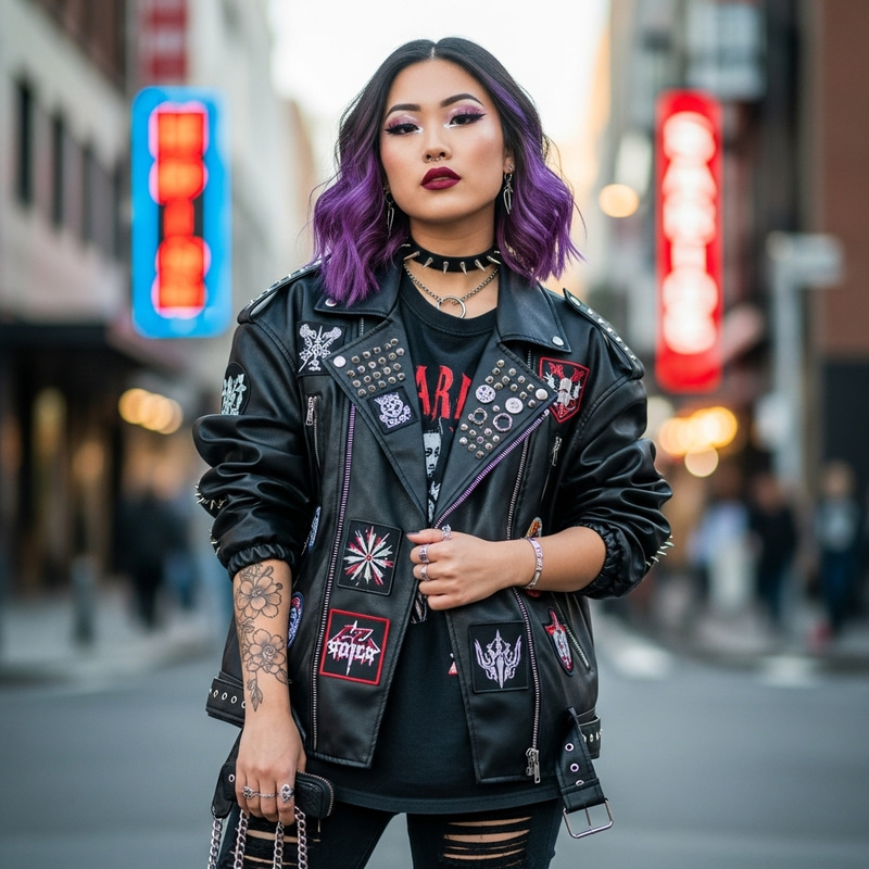 Young Asian Alternative Fashion Girl in Her 20s Young Asian Alternative Fashion Girl in Her 20s