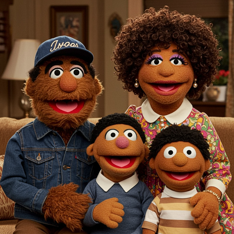 Good Times Characters as Muppets Good Times Characters as Muppets