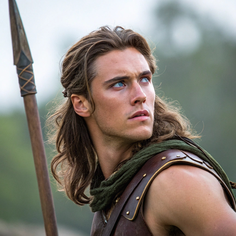 Tall Mixed-Eye Warrior Ready for Battle Tall Mixed-Eye Warrior Ready for Battle