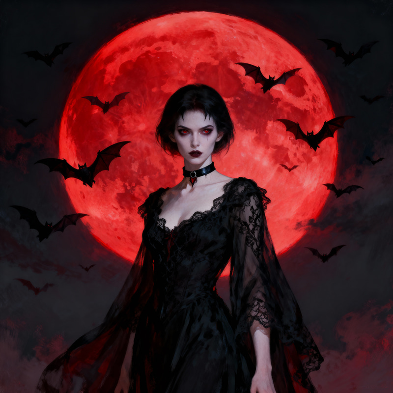 Gothic Vampire Art: Fashion & Aesthetics