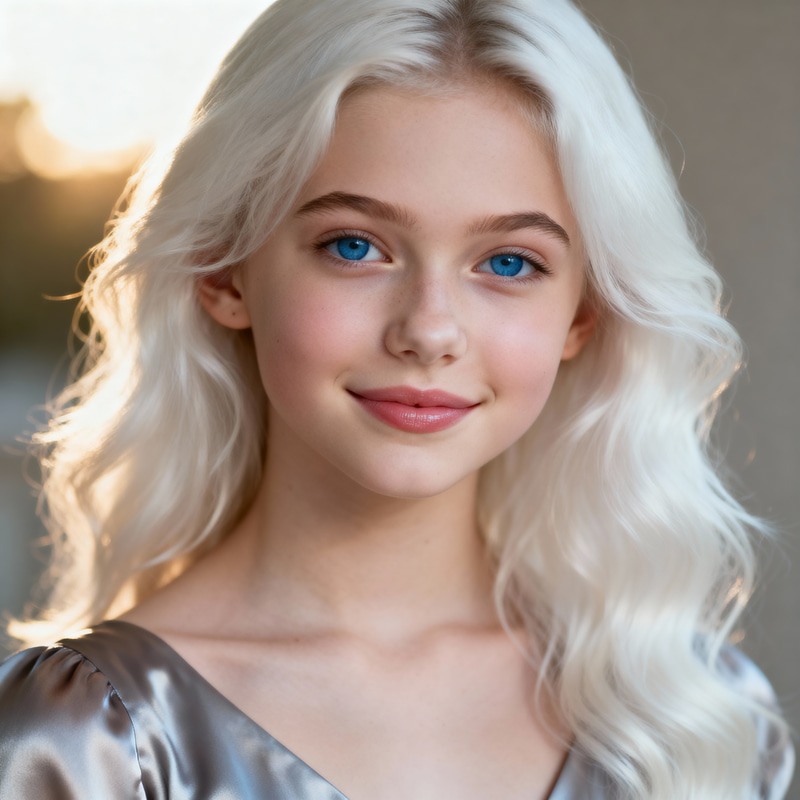 Stunning Hyper-Realistic Portrait of a Young Beauty