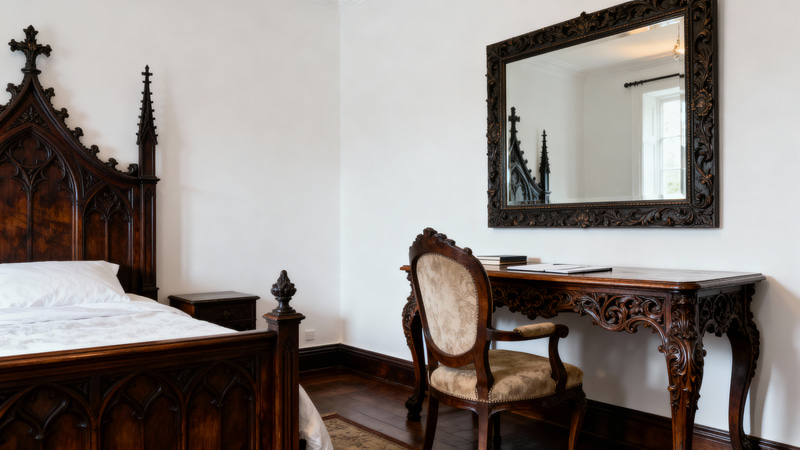 Stunning Gothic Room Design - 17 m2 Stunning Gothic Room Design - 17 m2