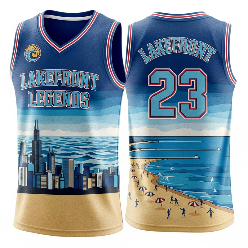 Lakefront Legends Basketball Jersey Design Lakefront Legends Basketball Jersey Design